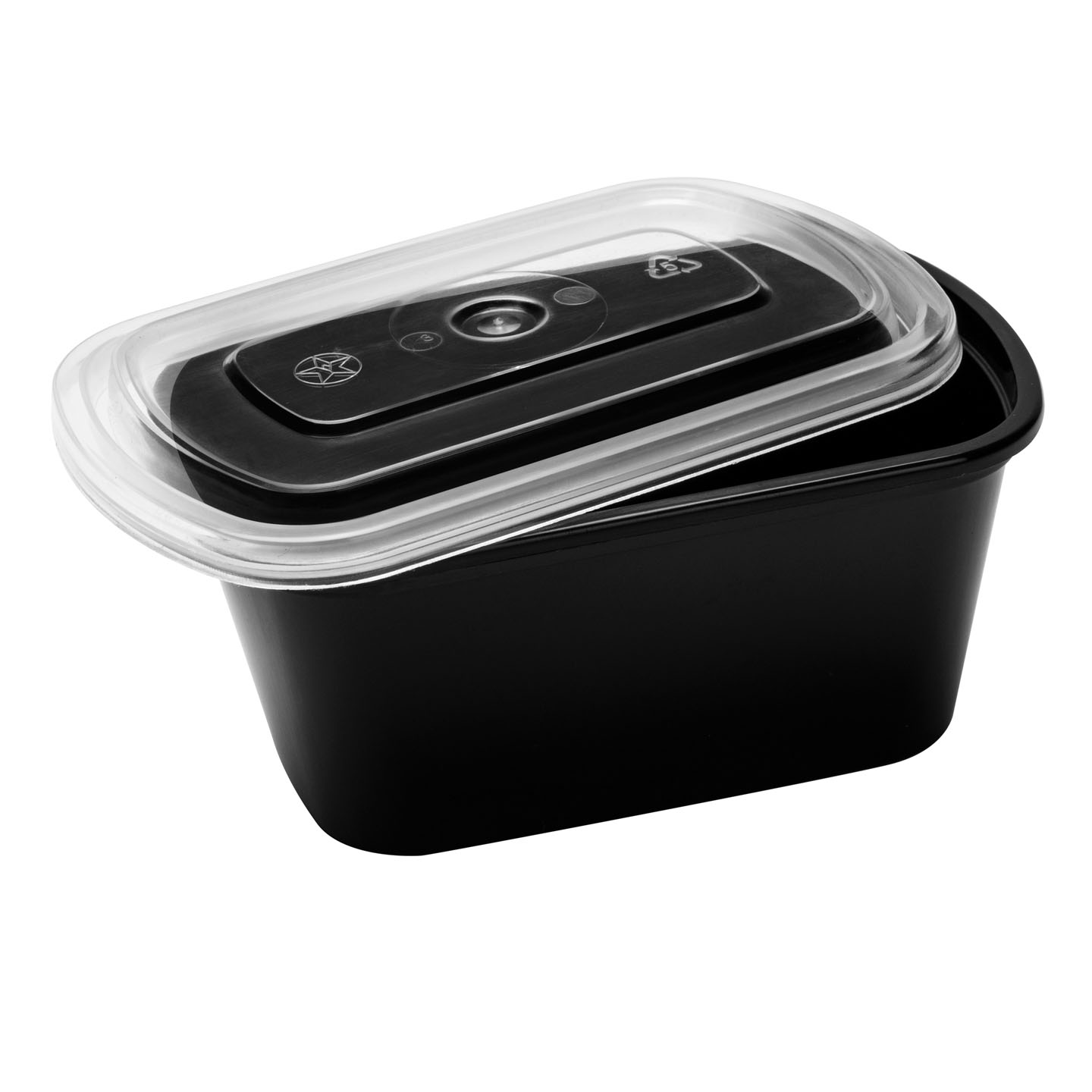 WY PORTION CUP - 3oz Black - Combo